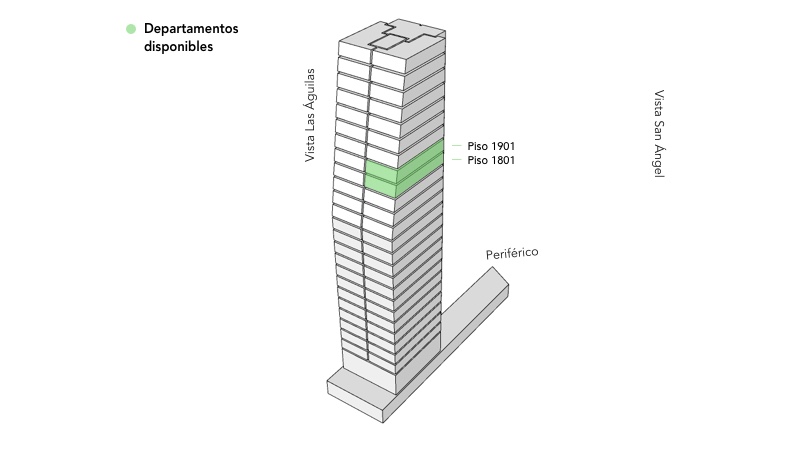 Edificio con departamentos disponinles D